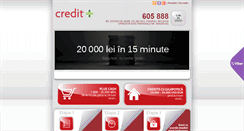 Desktop Screenshot of creditplus.md
