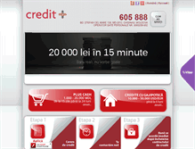 Tablet Screenshot of creditplus.md